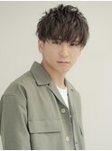 ツーブロックネープレスマッシュショートレイヤー