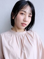 アルバム 新宿(ALBUM SHINJUKU)&nbsp;愛され小顔ボブ_耳かけウェーブパーマフォギーベージュ_7390