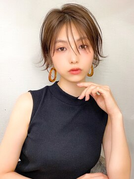 アフロート エル 錦糸町(AFLOAT L) LallYou　錦糸町　韓国レイヤーカットミルクティーブラウン