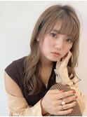 セシルカットフリンジウェーブ×大人かわいい前髪ココアブラウン