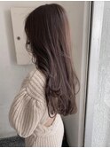 色っぽロングレイヤー トーン上がるモカベージュ