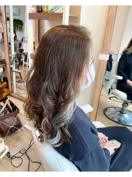 ロカット サロン(Roquat Salon) イルミナイヤリングカラー【ヘアセット 立川/立川/袴/卒業式】