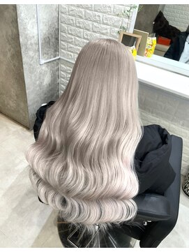 ニノ(nino) 【NINO】グレージュホワイトシールエクステ