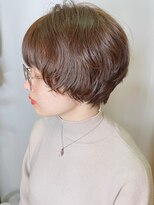 モリオフロムロンドン 原宿本店(morio from London)&nbsp;【morio 原宿】マッシュショート　くせ毛風パーマ　丸みショート