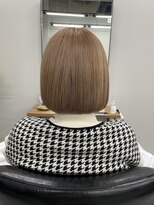 ロフティー 清澄白河(LOFTY)&nbsp;内巻きボブ/ミルクティーベージュ/髪質改善/韓国/清澄白河/住吉