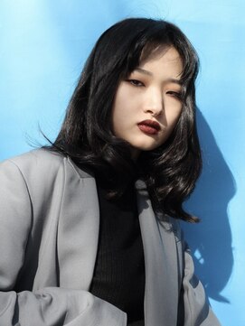 ハイブ 金沢(Hive) 10代20代ミディアムゆるふわロングツヤ髪スタイル髪質改善