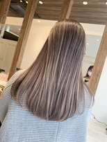 リード バイ ラグーン(LEAD by LAGOON)&nbsp;バレイヤージュグレージュハイライトダブルカラーケアブリーチ