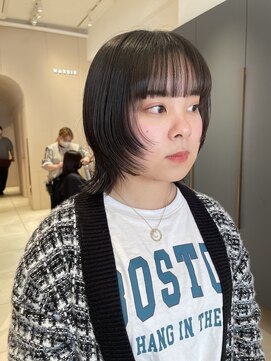 マーシィ(MARCIE) bob wolf cut.