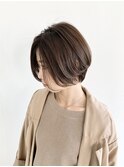 ★大人ショートボブ/クールショート/透け感バング/髪質改善