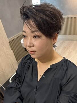 アクティフ(actif) お客様のリアルなショートヘアスタイル　40代【名古屋駅actif】