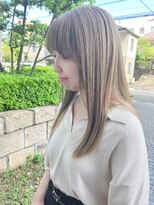 サロンドミルク 新百合ヶ丘店(salon de MiLK)&nbsp;ワンブリーチてわ作るベージュヘア！！