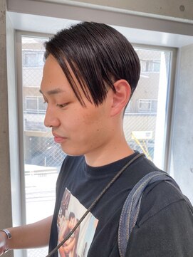 エウペ 渋谷(WEUPE) 斜めバング/グレージュカラー/デザインカラー/シルキーベージュ