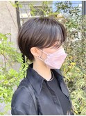 ショートボブパーマ20代30代40代イヤリングカラー大人可愛い