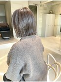 ｛kando style｝グレー/ラベンダーグレー/グレーアッシュ/ボブ
