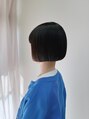 オー(O)&nbsp;つるんとしたシルエットが美しいボブです。