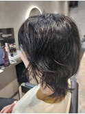 ナチュラルウルフパーマ