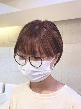 ザナドゥー 上野店(Xanadu) コンパクトショート×アッシュブラウン