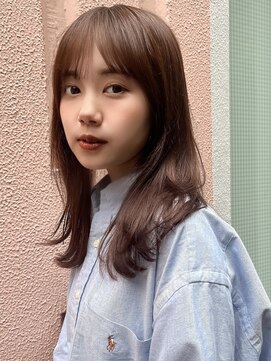 ユアーズヘア 神楽坂店(youres hair) ミディアム/伸ばしかけヘア/ワンカール/前髪カット