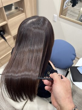 メロウヘアムーン(mellow hair moon) mellow hair moonの髪質改善ストレートです!