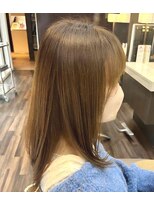 エノモト(ENOMOTO) ミディアム小顔フェイスレイヤーカット美シルエットストレート