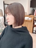 ネオリーブ クーロ(Neolive curro)&nbsp;小顔タッセルボブ×イメチェンカット[ボブ/縮毛矯正/横浜韓国/]