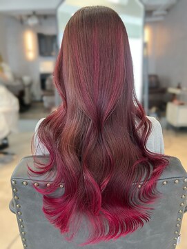 リアンバイアリュール(Lian by Allure) Lian by Allure 本厚木 小田桐潤ピンクハイライトグラデーション