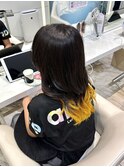 【デザインカラー】裾カラー×イエローカラー