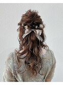 ヘアアレンジ ハーフアップ