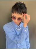 【morio】刈り上げ 女子 毛束 ツーブロ ショート♪