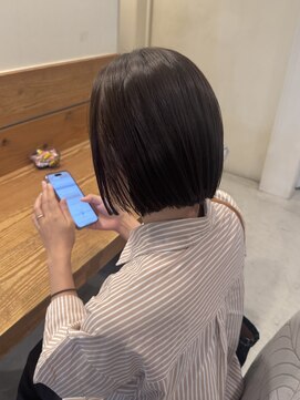 ロカリタ キョウト 四条大宮店(ROCAReTA kyoto) アッシュベージュ×ボブ