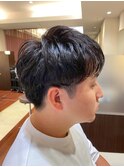 ツーブロックショート