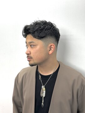 フェードアンドライン 登戸店(FADE&LINE) ラフトップ+スキンフェード