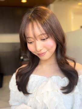 韓国レイヤー/ショコラブラウン/艶髪