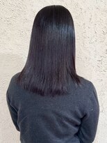 プリモ ココ 鍋島店(Primo coco.)&nbsp;髪質改善 酸性ストレート 透明感カラー アッシュブラウン 艶髪