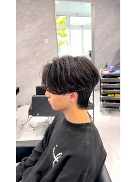 トゥルークリエイション 新越谷(True Creation) MEN’S HAIR/サーフカール/刈り上げセンターパート/新越谷