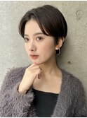 ☆【春日】オリーブグレー/ショート/顔周りレイヤー/髪質改善50