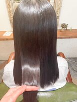 ムーン(moon)&nbsp;#ハッシュカット#フルバング#似合わせカット#レッドブラウン