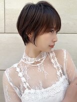 オーロ 塚口店(ORO)&nbsp;小顔丸みショート×透明感ブラウン