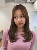 ワンカールで決まるレイヤーカット
