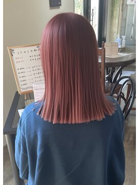 ココロヘアー 住吉店(Cocolo hair) ハイトーンピンクボルドカラー×PRトリートメント