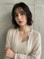 プレイス(PLACE)&nbsp;ニュアンスボブ×ダークグレージュ
