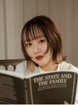 シエ バイ ケンジ 湘南台(sie by KENJE)&nbsp;ダークパープル/ナチュラルショート/夏のヘアアレンジ/湘南台