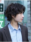 渋谷ミディアムパーマ/無造作パーマ/ニュアンスパーマ