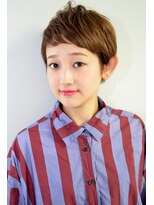 クリアーオブヘアー 一社店(clear OF HAIR) 斜めバング×べリーショート【CLEAR of hair一社店】 