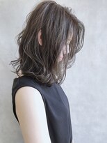 ムウ 難波(MOU)&nbsp;ハッシュカットフルバング似合わせカットレッドブラウン20代30代