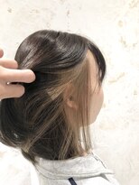 インナーベージュ＊セクションカラー＊ワンレン【ZinaCENTRAL】