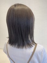 #ぱつっと切りっぱなしロブ