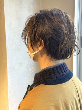 エディ(eddie) 【eddie】ニュアンスショートボブ