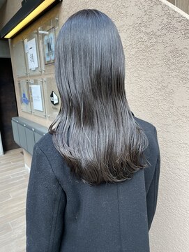 サク(Sac.) 【暗髪】×【アッシュブラック】Sac.恵比寿　栃木優佑