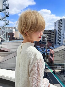 ロンドカスティーヨ 四日市(Lond castillo) 【廣田】ハイトーン×束感丸みショート